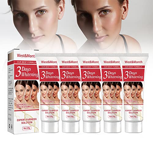 3 Days Kojic Acid Whitening Moisturizing Cream, Skin Lightening Cream For Dark Skin, Dark Spot Corrector Cream, Skin Bleaching Cream For Face And Body Sensitive Areas,Brightens Skin (5)