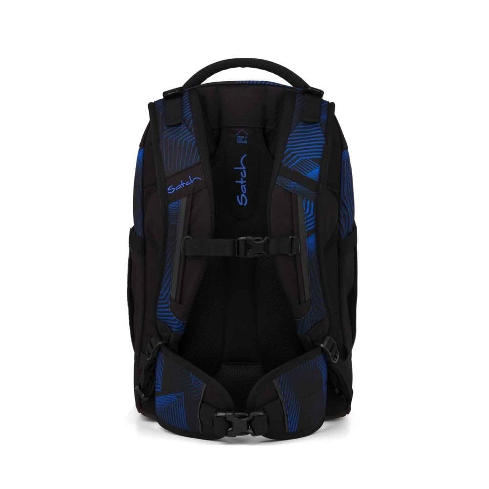 Satch Pack Schulrucksack Set 3tlg. inkl. Schlamperbox und Sportbeutel (Seismic Blue)
