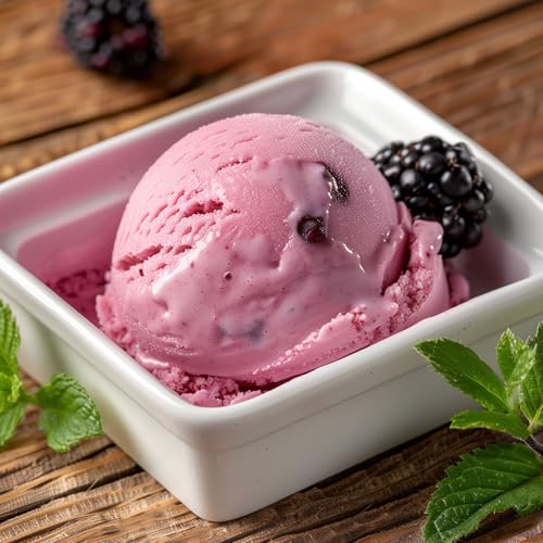 Brombeer Eispaste │ Fruchtige Intensität mit einer feinen, beerigen Note │ MEGA GESCHMACK │ Pimpe deine Eis, Desserts, Getränke uvm mit einer extra Portion Geschmack auf │ Inhalt 250 g – Bild 7