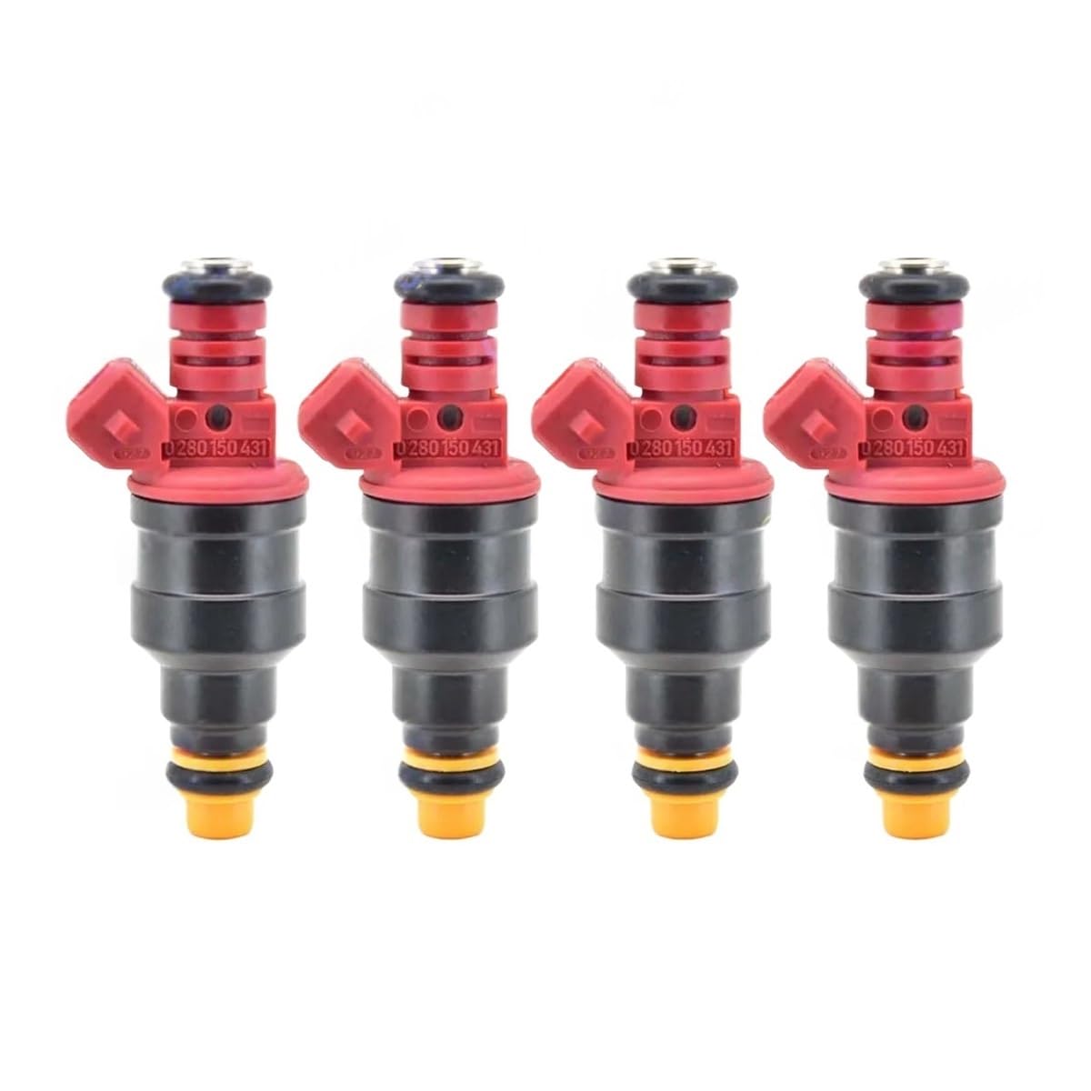 Car Petrol Injector 4Pcs Fuel Injectors 0280150431 for SAAB 9-3 for 900 for 9000 2.0L .3L I4 for Turbo