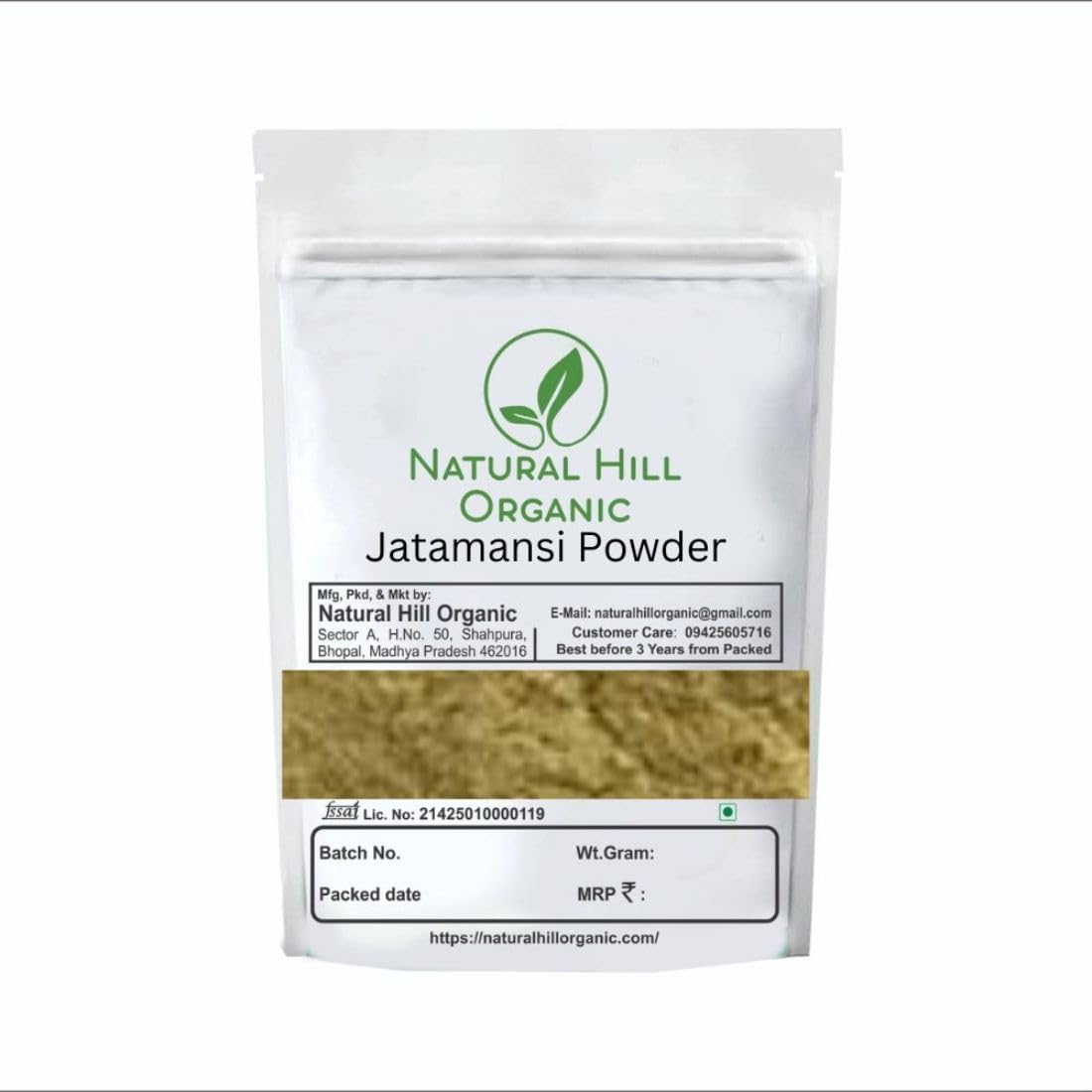 Natural Hill Organic Jatamansi Powder-50-Traditionally Used for Hair & Wellness Care-Natural-No Preservatives-जटामांसी पाउडर-image-47