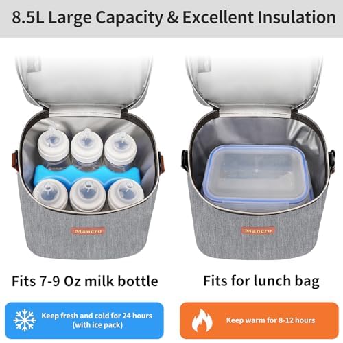 Mancro 6-Bottle Insulated Cooler Bag