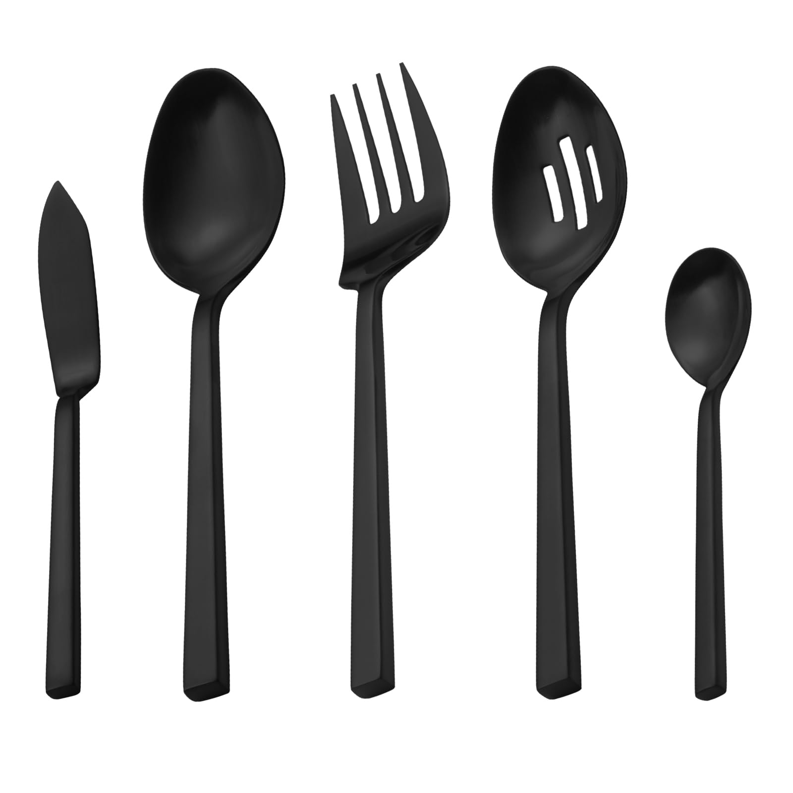 Couverts en acier inoxydable forgé poignée carrée ergonomique Alata