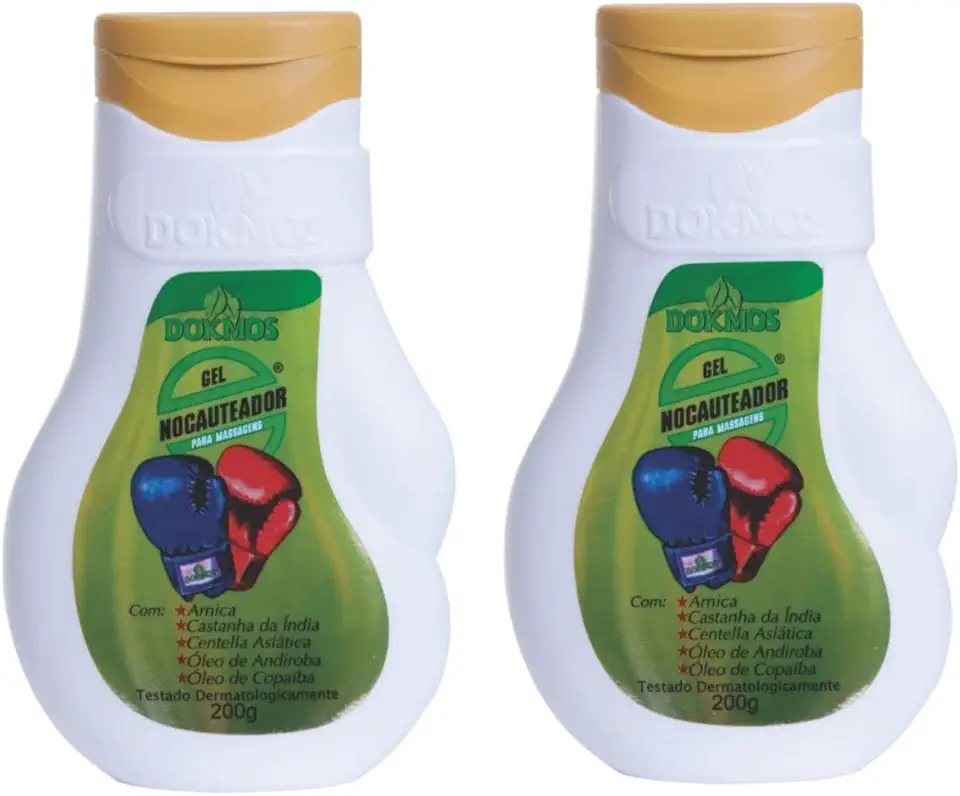 Kit 2 Gel Nocauteador Alivio Muscular Arnica Dokmos 200g