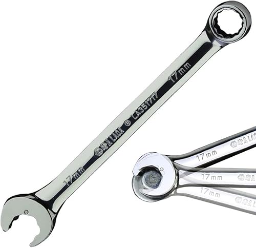 LAOA Llave de trinquete de extremo abierto, llave de trinquete de engranaje flexible, herramienta de mano multiusos para ahorrar trabajo, 0.472 in