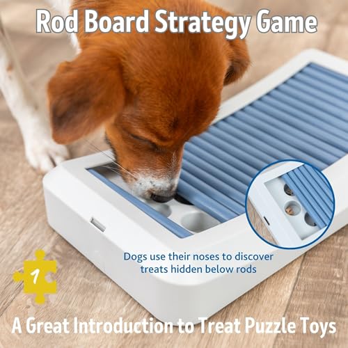 Trixie Puzzle/Spielzeug für Hunde mit Stäben, Anfänger (Level 1) Strategiespiel, Hundeaktivität, Leckerli
