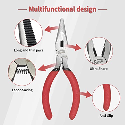 Image of 2PCS Wire Cutters & Mini Pliers Set for Hobby Crafts Electronics