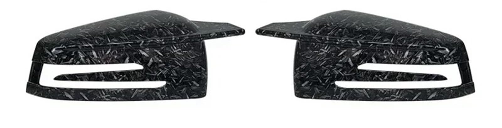 Coques de rétroviseurs aspect carbone forgé pour Benz classe C E S