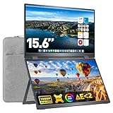 Upperizon Portable Monitor Foldable Dual Screen 15.6