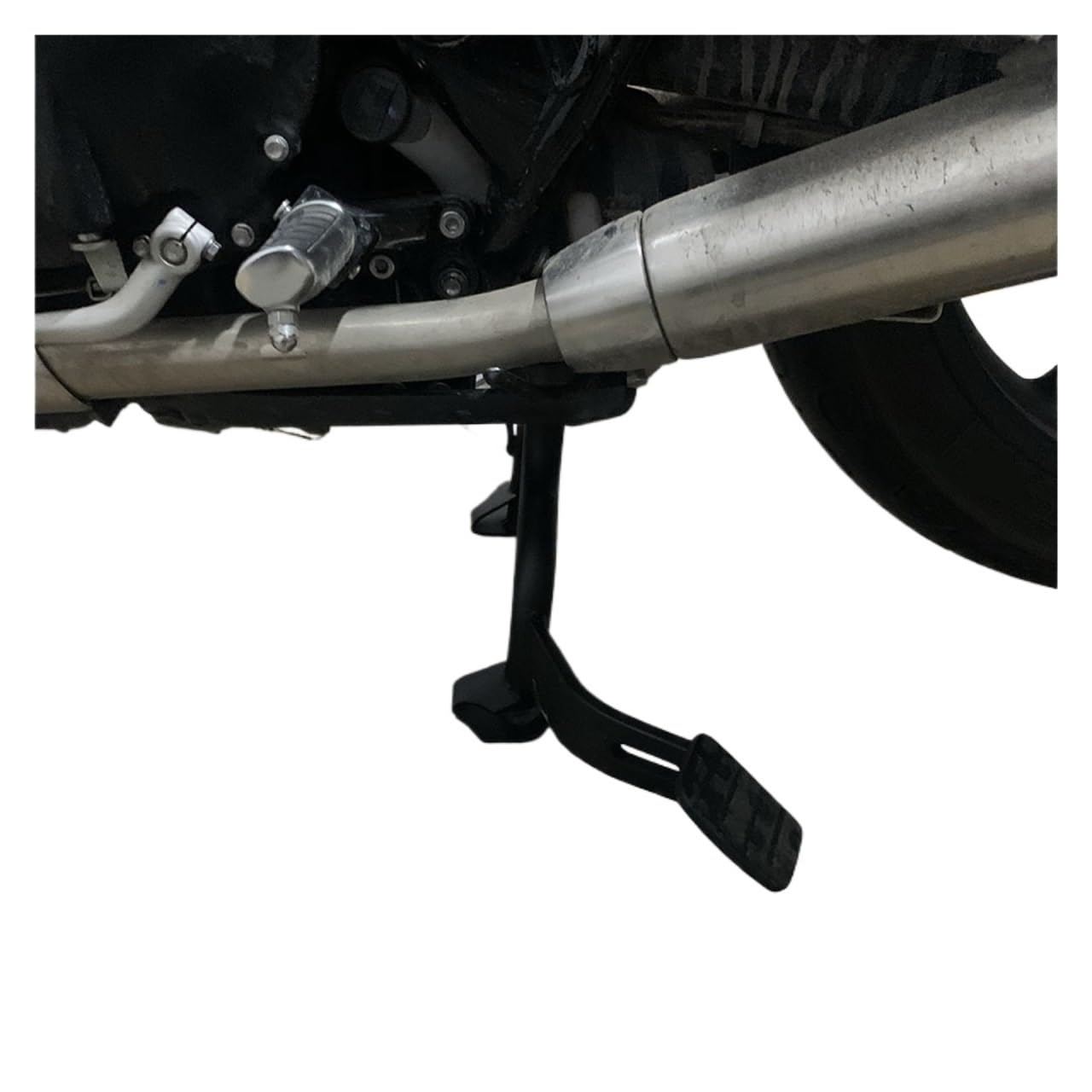 Accessories Middle Kickstand Bracket Central Center Stand Parking Holder Support Compatible With Triumph BONNEVILLE T100 T120 Bobber Moto
