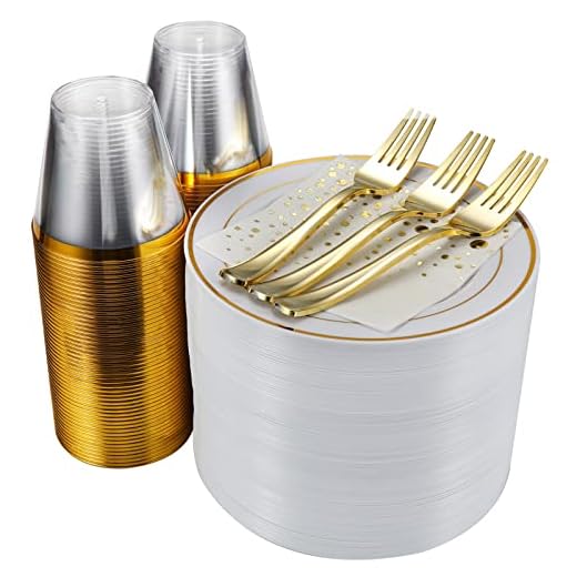 Elegant Gold Dessert Plate Set