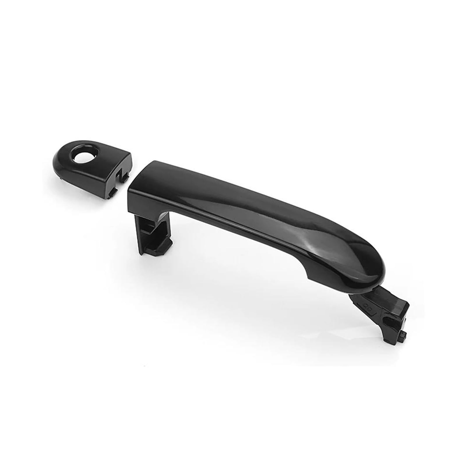 Poignée de porte extérieure avant gauche noire pour berline Versa 2007 à 2012