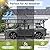 Real Relax 12 x 16 ft Metal Carport Kits with Polycarbonate Panel, Heavy Duty Metal Carport Canopy, Outdoor Car Tent Metal Garage Shelter for Car, Truck and Boats, Grey