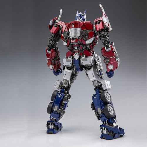 Image of Transformers by YoloPark Bumblebee The Movie Earth Mode Optimus Prime Model Kit,Includes 37 Movable Parts,809 Individual Parts to Assemble,Great Gift for Kids Aged 15 Years and up