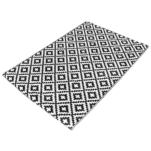 Dreamscene Geometrische Outdoor-Teppiche für Garten, Terrasse, Gartenmatte, Outdoor-Teppich,...