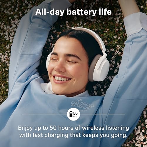 Image of Sennheiser ACCENTUM Wireless Bluetooth Headphones Noise Cancelling - Up to 50HR Playtime, Hybrid Noise Cancelling (ANC), All-Day Comfort, Bluetooth Over Ear Headphones for School, Traveling, Black