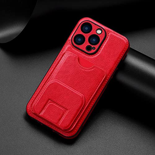 Housse de support iPhone 14 Plus rouge pour un visionnage mains libres