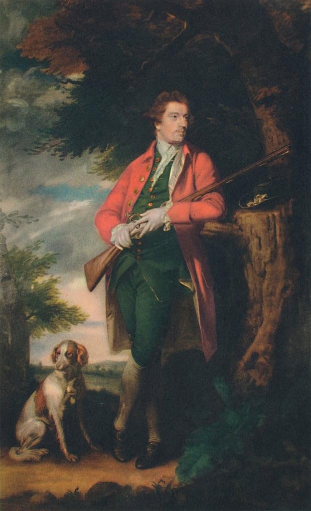 Pintura murales decor lienzo de Robert Child Esq, cuadro vintage para salón y dormitorio 5