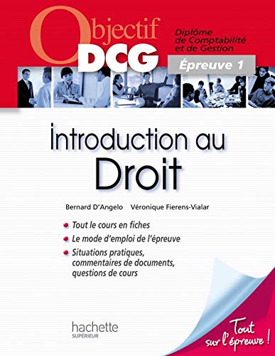 Télécharger Objectif DCG - Introduction au droit Livre eBook France
