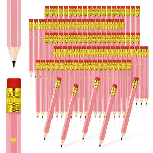 Bercoor 100 lápices de golf rosas de grafito preafilados miniatura 1