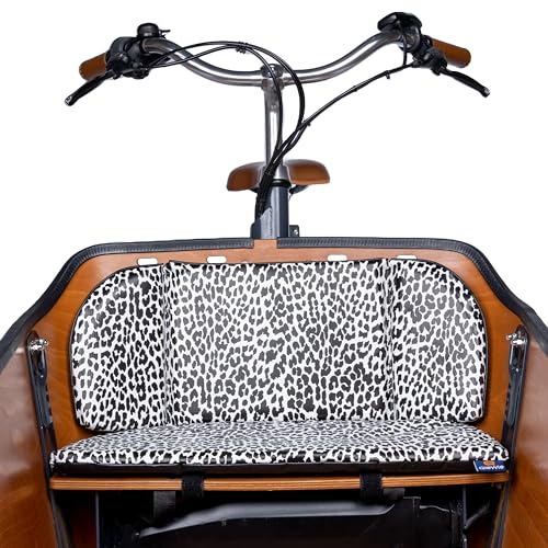 Qiewie Cushion Set Suitable for The Babboe City, Mini, Carve (Panther)