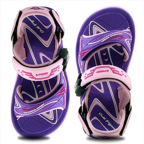 Image of Gold Pigeon Shoes Easy SNAP LOCK Outdoor Water Kids Toddler Sandals for Girls & Boys. Everyday, Vocation, Pool, Summer, Beach Essentials.