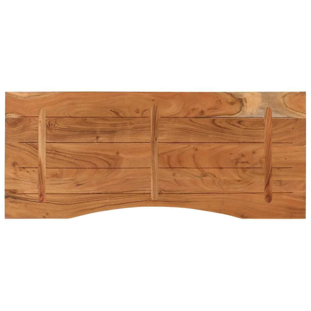 Genérico Tablero de Escritorio Rectangular Madera Acacia 110x50x2,5 cm,Accesorios para mesas,Tableros para mesas-370165