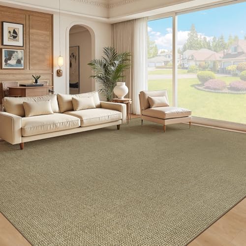 Easy Jute Rug 9x12 Natural Washable Area Rug