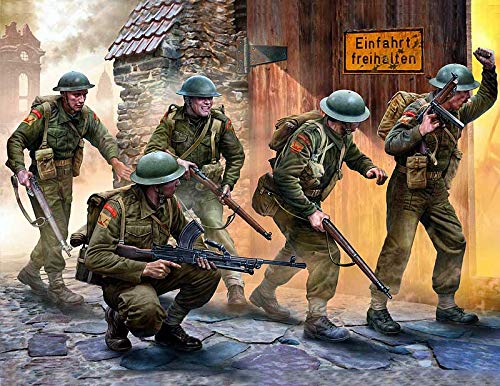 Set de kits plásticos Masterbox 1/35 - Serie Europa Occidental miniatura 4