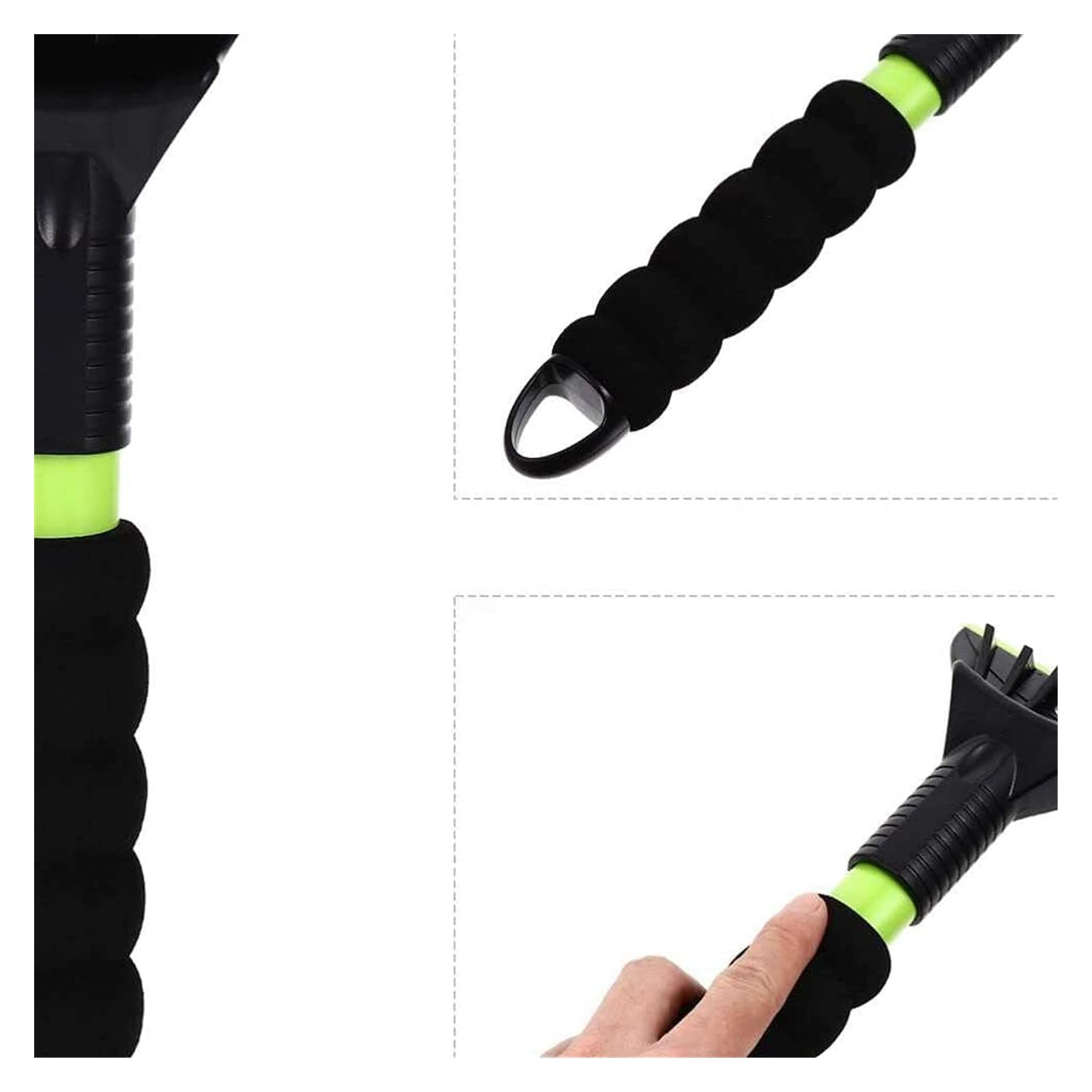 XMING 2pcs Auto Snow Removal Brush Snow Snow Raschier Telescoping Ghiaccio Raschietto for Ghiaccio Auto Snow Ice Gelo Spazzola Invernale Snow Remover Scovel Cleaner Tool