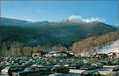 Spruce House and Parking Lot Stowe, Vermont VT Original Vintage Postcard
