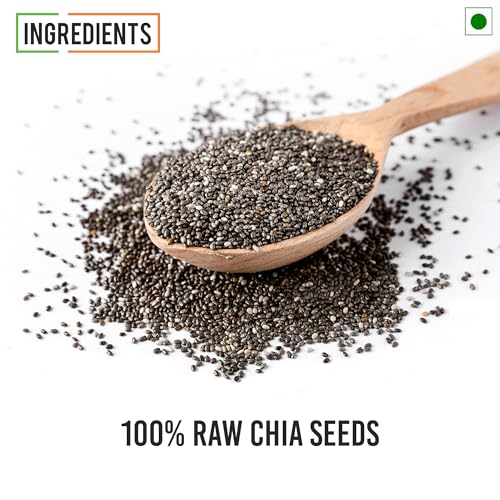 Image of Chef Urbano Chia Seeds 375g | Non-GMO and Fibre Rich Seeds | Omega-3 Seeds for Eating | Healthy Snacks