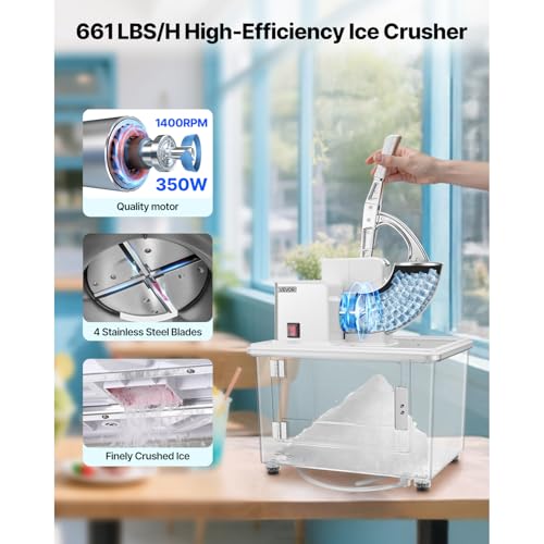 Commercial Snow Cone Machine Stainless
