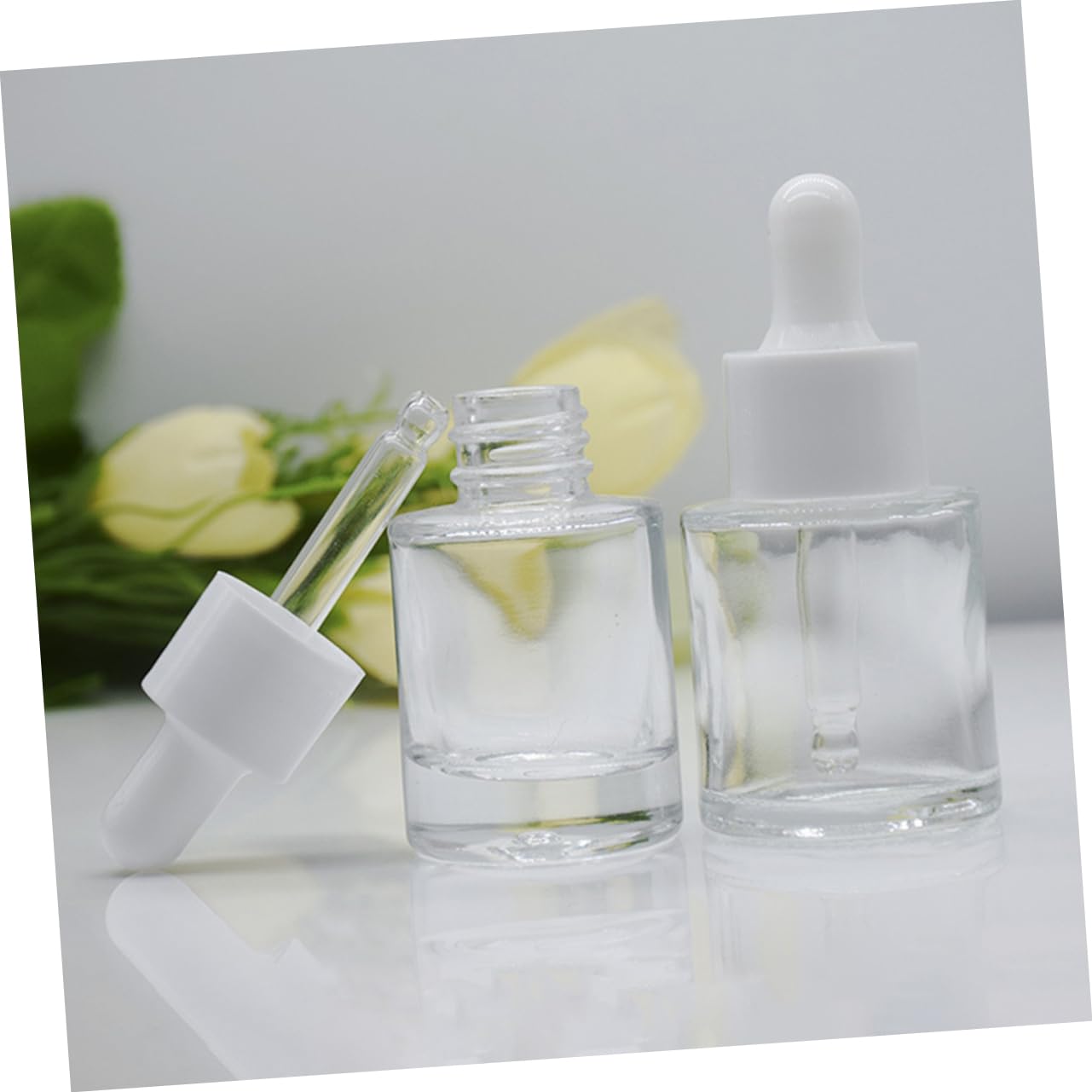 20pezzi Flaconi Contagocce Piccoli in Vetro per Oli Essenziali Flaconi Contagocce da Viaggio Tenuta Stagna per Profumi Liquidi e Miscele di Aromaterapia