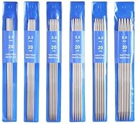 Nadelspiel Stricknadeln Set 20 cm,30 Stück Edelstahl Stricknadeln Set,Knitting Needles 2,0 mm-5,0 mm,Doppelspitzen Stricknadel für socken, Handschuhe Hüte Haustier Pullover Schals