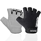 Mayor Shield Gym Gloves (Free Size) Weightlifting Gloves for Men and Women Cycling Gloves Sports Gloves(Grey/Black)