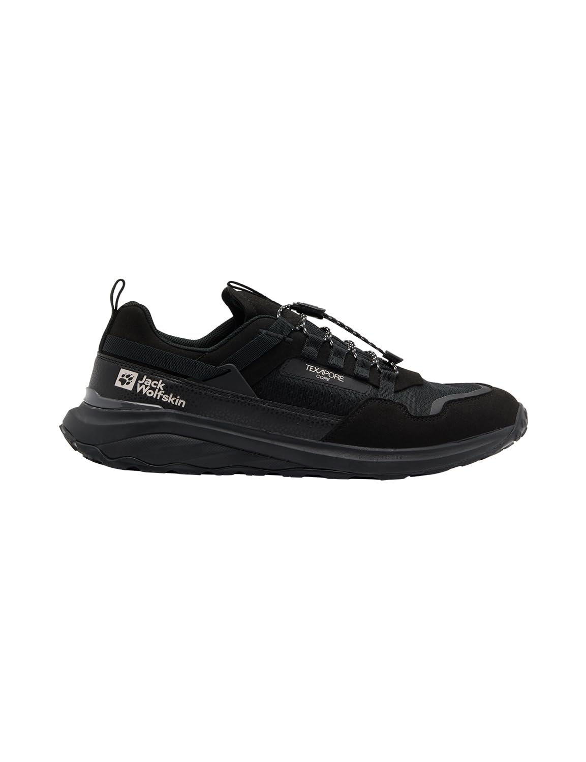 Jack Wolfskin Men's Dromoventure Athletic Texapore Low M Walking Shoe, Black, 7.5 UK