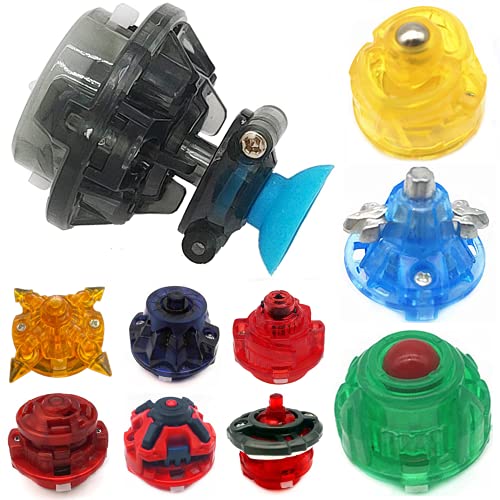 10 Pieces Burst Gyro Toy Battling Tops Burst Accessories Compatible with Beyblade Burst GT/God/ChoZ Series, DIY Refit Gyro Base, Spinning Top Toys Parts