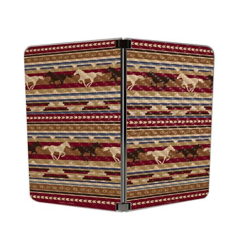 Image of MIGHTY SKINS MightySkins Carbon Fiber Skin for Microsoft Surface Duo - Western Horses | Protective, Durable Textured Carbon Fiber Finish | Easy to Apply | Made in The USA