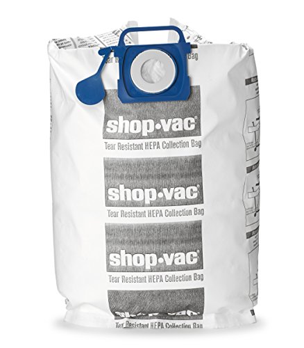 Image of Shop-Vac 9021833, Tear Resistant HEPA Collection Bags, Fits 12-20 Gallon Vac Tanks, (2-Pack)