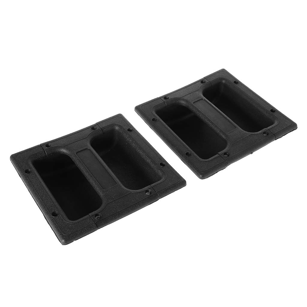 1 Set Remplacement Haut-parleurs Sonores Poignée Encastrée pour Ampli Guitare Cabinet Stage Haut-Parleur poignée