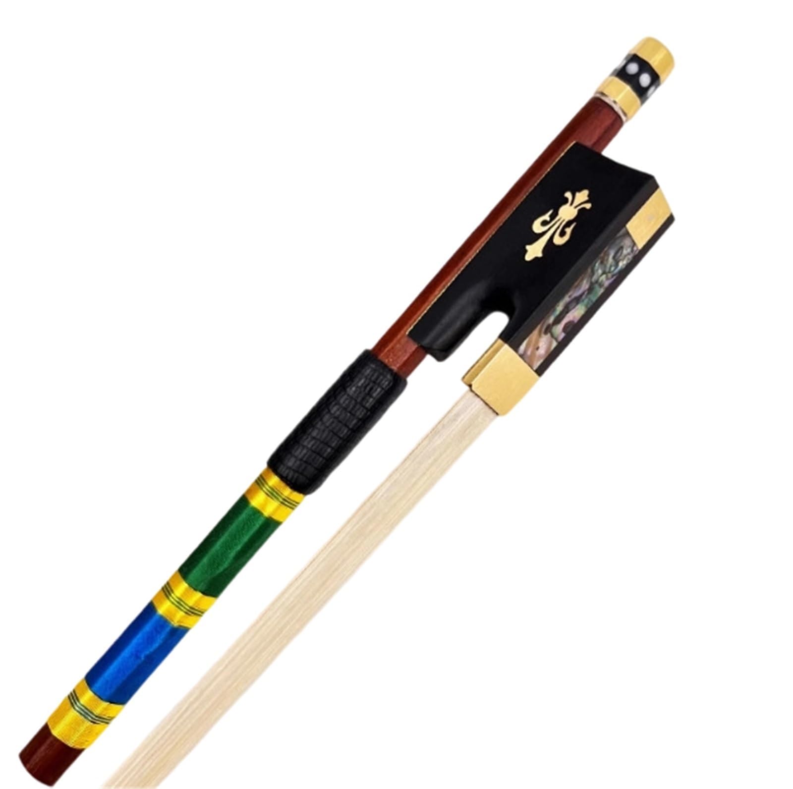 Arcos De Violín Profesionales Arco De Violín Tamaño Completo Con Cuello Redondo Sándalo Y Crin(1-2 Size)