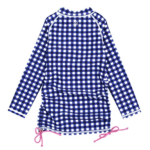 Image of SwimZip Girls' Long Sleeve Swim Dress Cover Up Swimsuit - UPF 50+ Sun Protection
