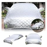 ひょう対策車のカバー適用 Lamb𝘰rghini アベンタドール ロードスター 2011- (478 x 203 x 113.6cm),厚手のオックスフォード布、あらゆる悪天候、雹、雨、雪、ほこり、鳥の糞、落ち葉に耐性、紫外線防止、断熱、凍結防止、老化防止