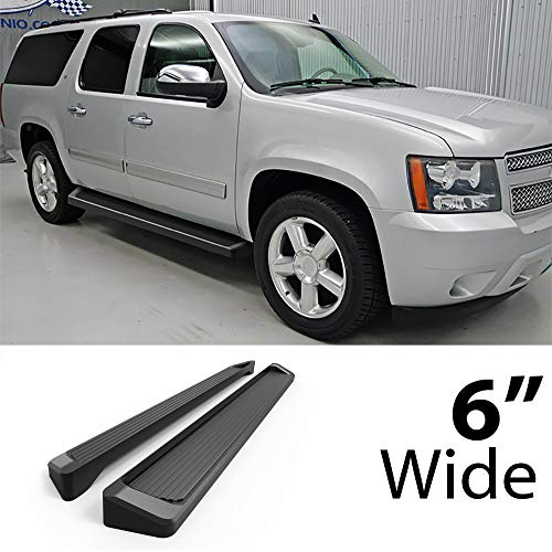 Estribos laterales APS Black para Chevy y GMC 2005-2020 miniatura 2