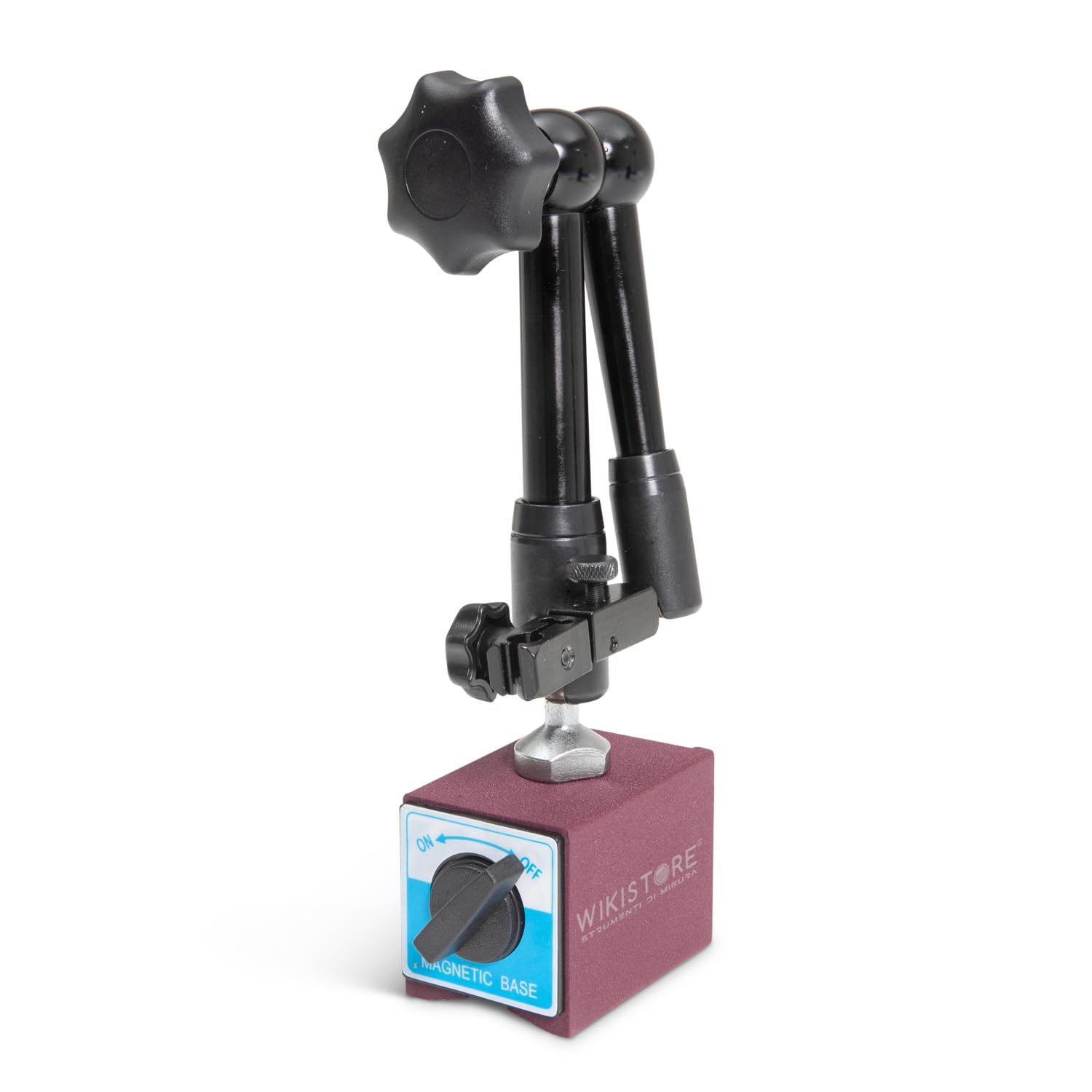 SOPORTE ARTICULADO PARA COMPARADOR, Comparator de precisiòn con longitud total de 290 mm y base magnética 60 kg