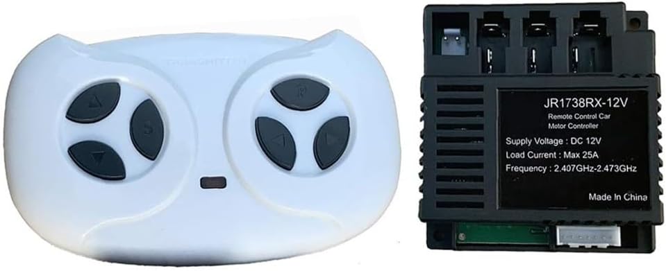 JR1738RX-12V 12V Receiver and Remote Control for Children's Electric Ride On Car, 2.4G Wireless Replacement Part with Slow Start Function, Compatible with JR1801RX System (Optional for combo)(full image 3