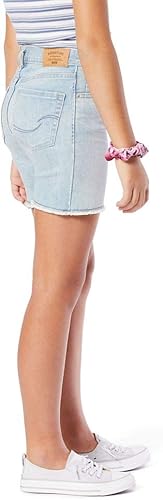 Miniatura 2 de Signature by Levi Strauss & Co. Gold Pantalón corto con corte de tiro alto para niña