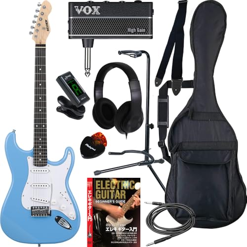 SELDER セルダー エレキギター ストラトキャスタータイプ ST-16/UBL VOX amPlug3 セット【アンプラグ3 AP3-HG(High Gain)】