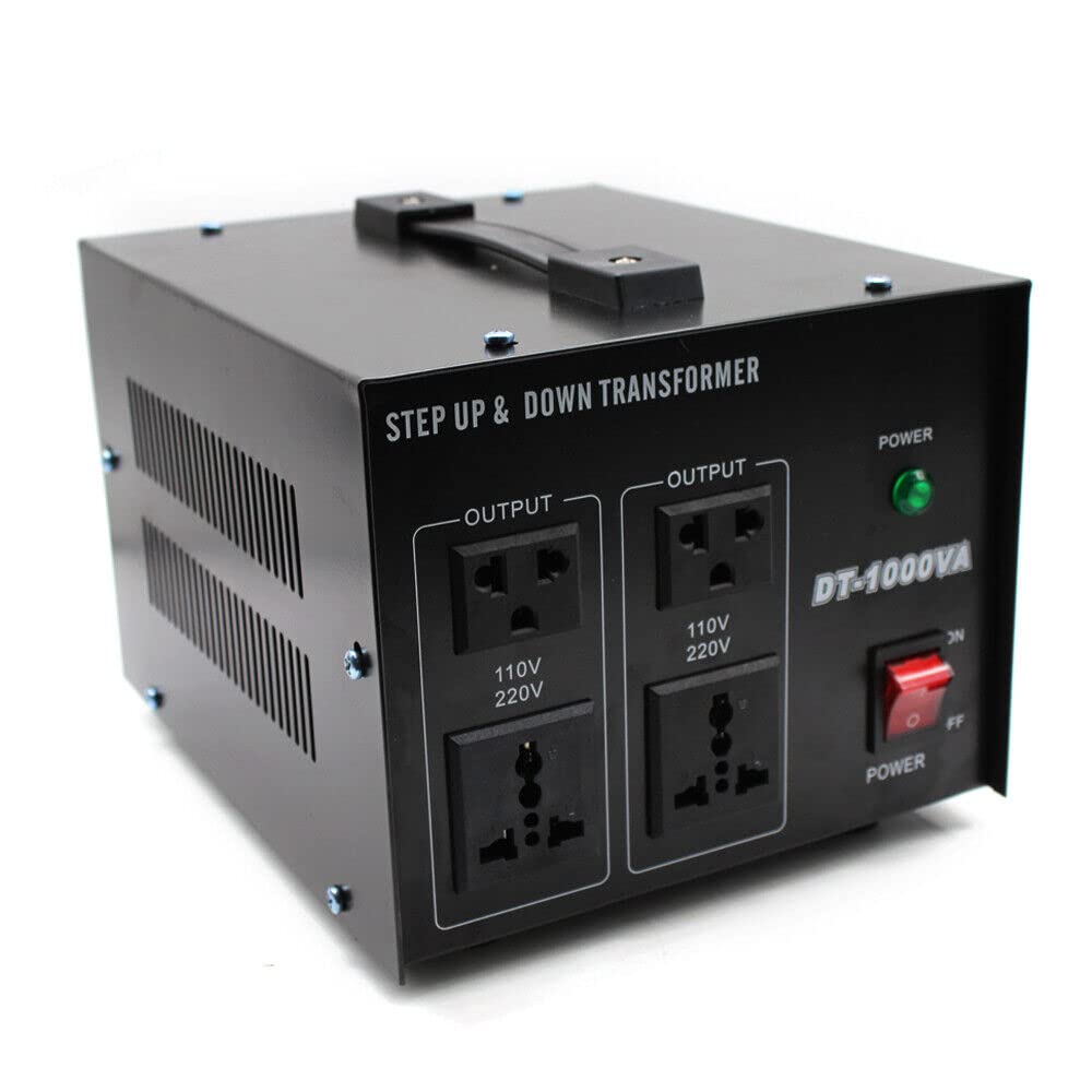 Trasformatore di tensione da 1000 W, 110 V, 220 V, convertitore up/down step, adattatore da viaggio per tutti i dispositivi elettronici ed elettrici